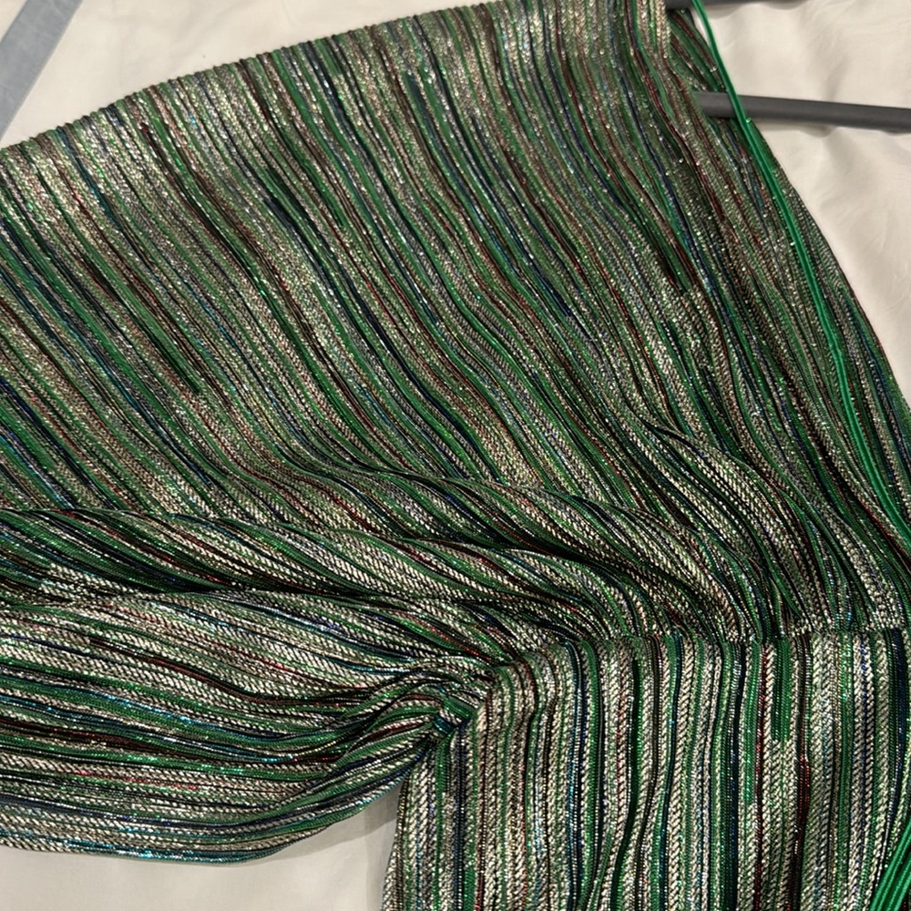 Rotate Birger Christensen draped sparkly mini dress - Picture 6 of 13